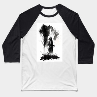 Moses and The Burning Bush Baseball T-Shirt